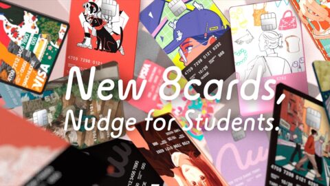18歳から申し込めるZ世代向けクレジットカード「Nudge」から8種類のクレジットカードが新登場