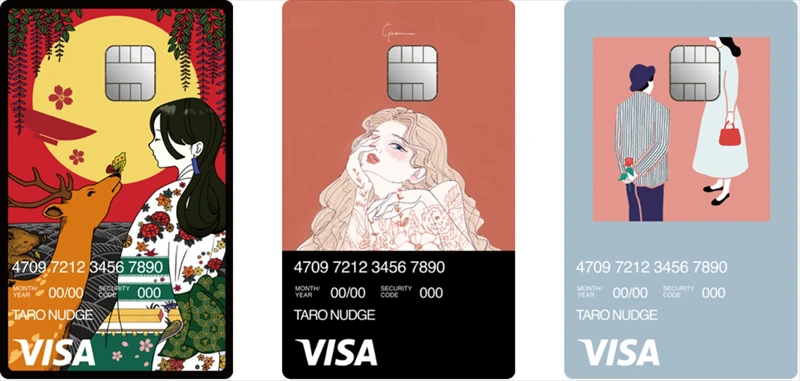 18歳から申し込めるZ世代向けクレジットカード「Nudge」から8種類のクレジットカードが新登場