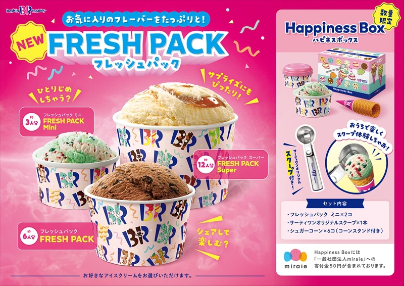 【31】みんなでわいわいアイスクリームパーティー！「ハピネスボックス」が新登場