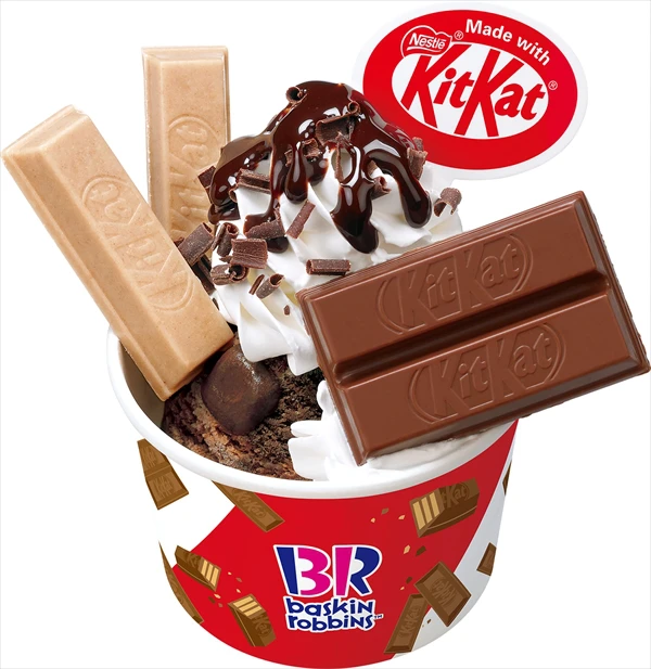 サーティワンの大人気フレーバー“チョコレートミント”が「キットカット」になって新発売