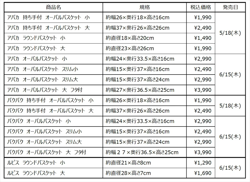 【無印良品】マニラ麻を無駄なく使った収納用品3シリーズが数量限定で発売