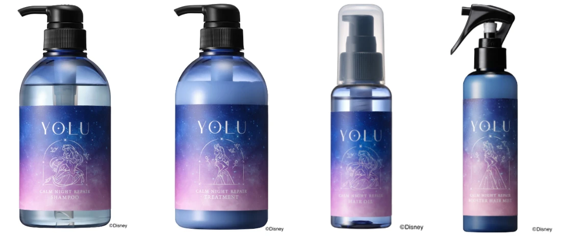 ディズニー限定デザインの夜間美容シャンプー「YOLU」が新発売