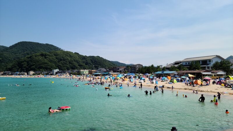 【豊岡市】竹野町の海水浴場が続々オープン！「庵蛇浜（あんじゃはま）」が7月15日（土）に海開き