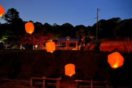冬の夜空に願いを込めて。リベンジ「クリスマスFukuランタン」福崎町で開催