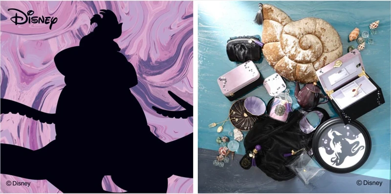 5人のディズニーヴィランズをコンセプトにした「VILLAINS NIGHT by Francfranc」が発売。第一弾は「アースラ」と「クルエラ」