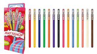 絵の具のような濃く鮮やかな発色のカラーボールペン「MATTEHOP（マットホップ）」が発売