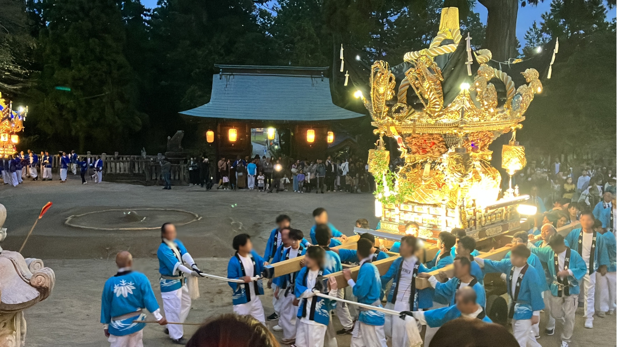 30年振り。宵宮に宮入、絢爛！糀屋稲荷神社「秋季例大祭」多可町