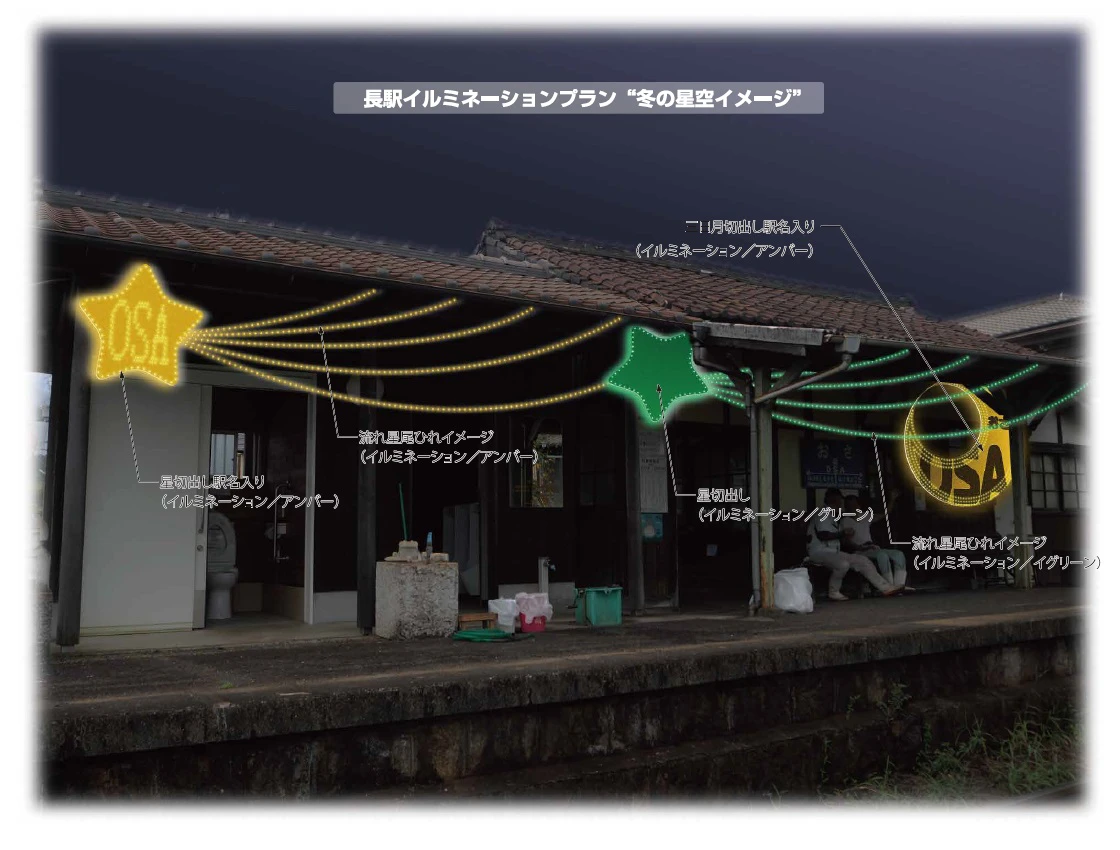 加西市、冬の夜のファンタジー「北条鉄道イルミネーション2023」が開始