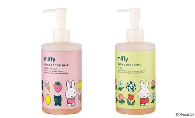 かわいすぎる。ミッフィーデザインのオイルインハンド＆ボディーソープが新発売