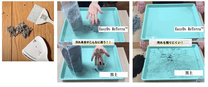 肌着の端材から生まれた新しい”土”「EasyDs ReTerra™」がＭakuakeで先行販売