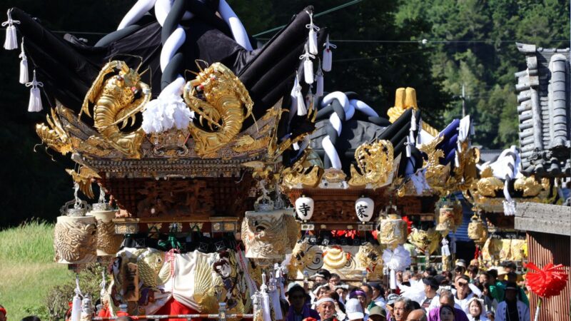 【市川町】岩戸神社「遷座七百年祭」が開催。氏神神社へ五カ村の屋台再び