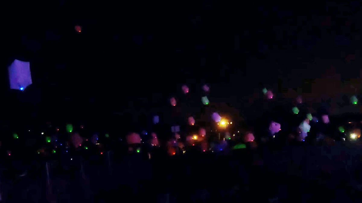 妖怪も怪しく光る！福崎町で「クリスマスFukuランタン」幻想的な夜