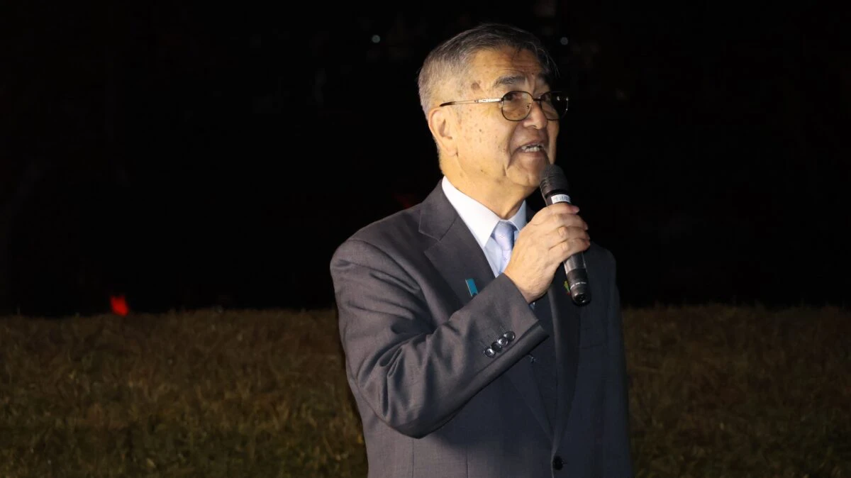 妖怪も怪しく光る！福崎町で「クリスマスFukuランタン」幻想的な夜