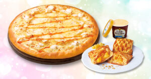 【ピザハット】期間限定「とろける４種チーズのフォルマッジ」を購入するとスイーツ2種が貰える！