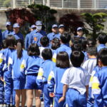 瀬加小学校で防災訓練