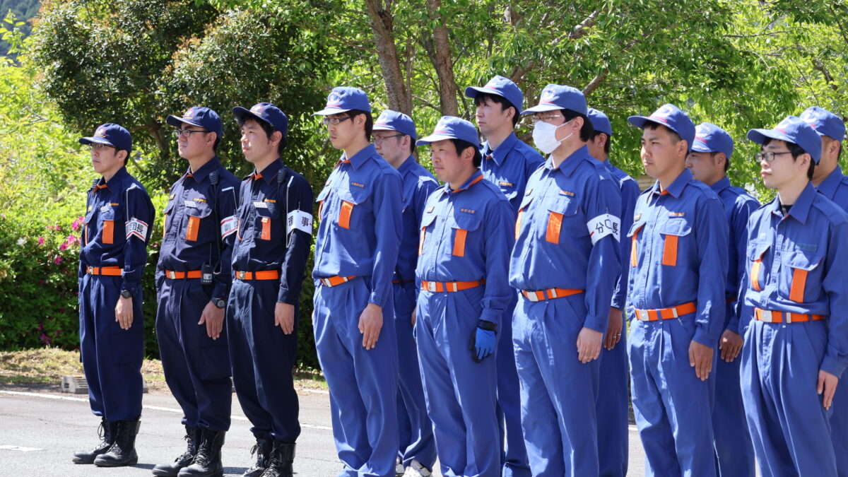 瀬加小学校で防災訓練