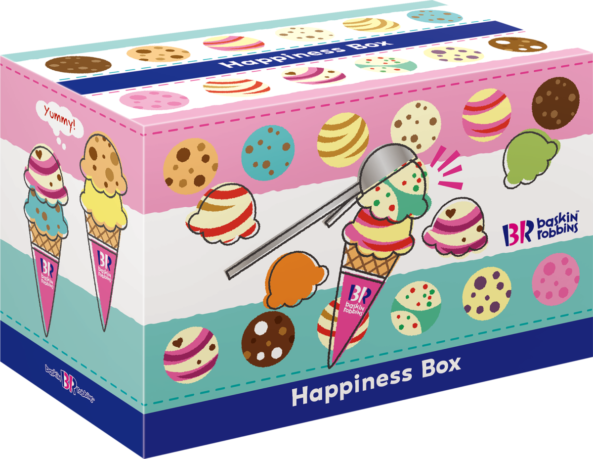 おうちでアイス屋さん！サーティワンなりきりセット付き ハピネスボックスが発売