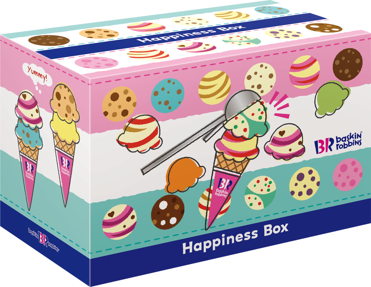 おうちでアイス屋さん！サーティワンなりきりセット付き ハピネスボックスが発売
