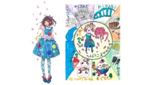 ファンアートを描き起こし。いとうのいぢ先生が描く「かこのちゃん」新イラストが完成。加古川図書館で特別展示