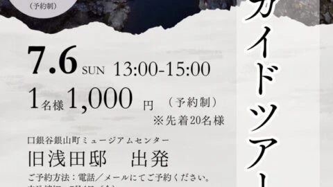 鉱山町生野の町並みガイドツアー│朝来市