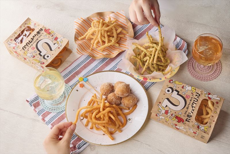 もちもちのうどんがサックサクのスナックに！うどん揚げちゃいました。「丸亀シェイクぴっぴ」誕生