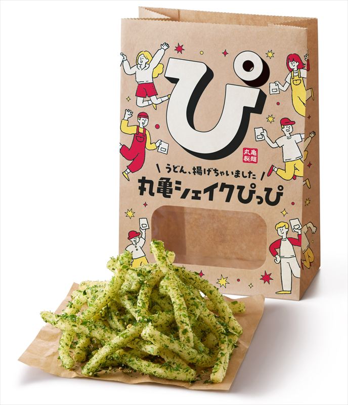 もちもちのうどんがサックサクのスナックに！うどん揚げちゃいました。「丸亀シェイクぴっぴ」誕生