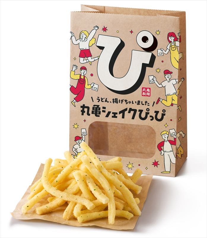 もちもちのうどんがサックサクのスナックに！うどん揚げちゃいました。「丸亀シェイクぴっぴ」誕生