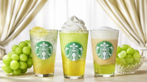 【スタバ】サマー第3弾は「3つの夏マスカット」。ふわり華やぐ3種の新作ビバレッジが登場