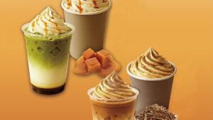 浅草茶屋たばねのしから秋の期間限定ドリンクが登場！掛川抹茶塩キャラメルラテと黒蜜ほうじ茶ラテ