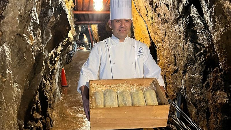 生野銀山の坑道で3カ月間熟成させた「生野銀山 蔵出しシュトーレン」の予約受付開始│朝来市
