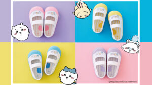 ヒラキから「ちいかわ」の上履きが初登場！全4色展開で９月６日より発売開始