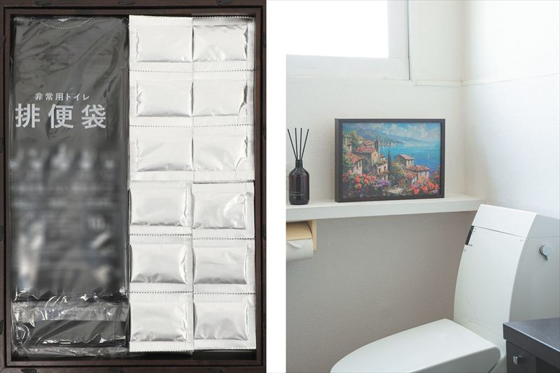 アートが防災・防犯に役立つ！ 備蓄品をたっぷり収納できるフレームが新発売