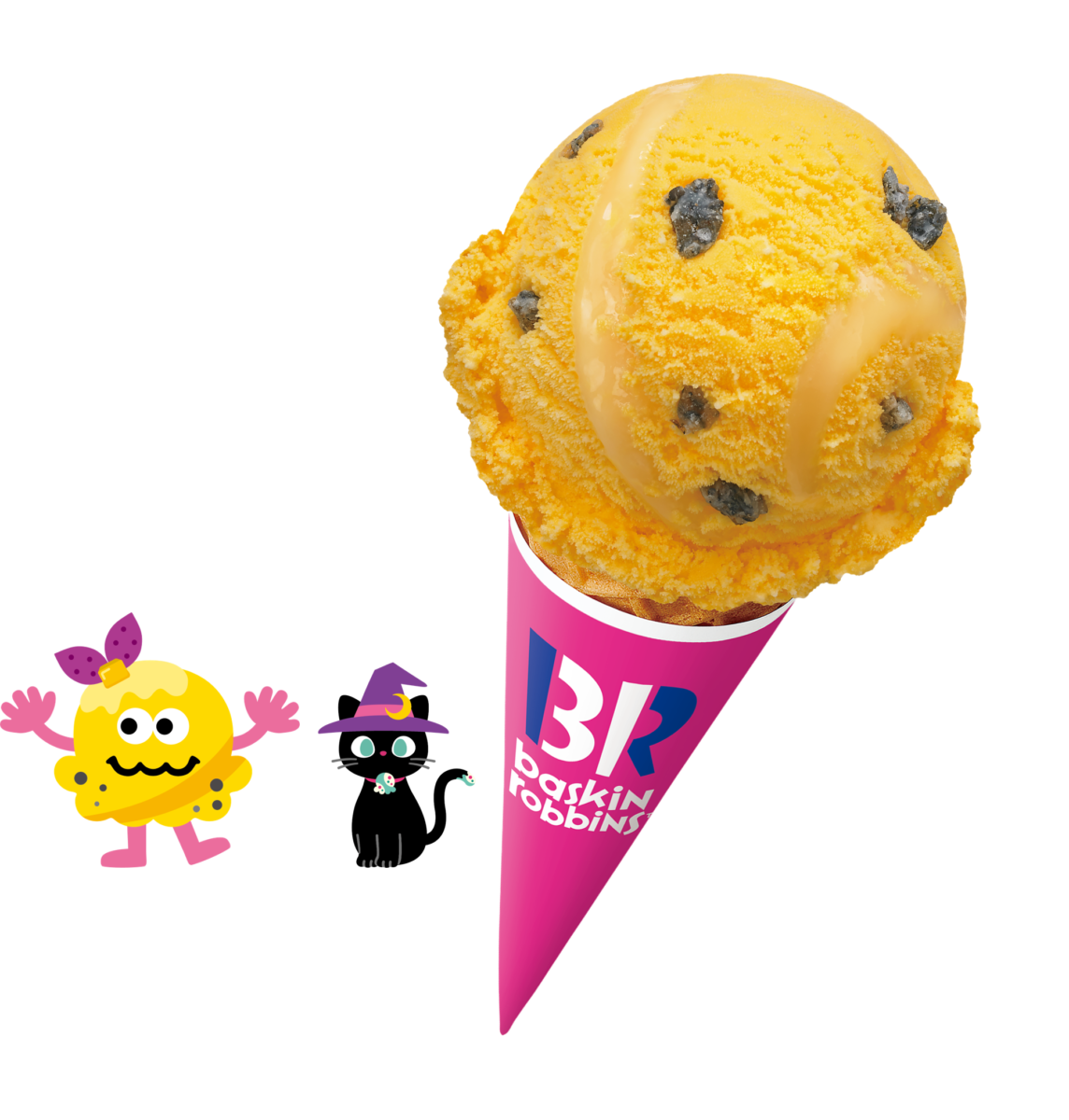 サーティワンで「おかしにゃ おかしにゃ にゃろうぃ~ん」開催!黒ねこが主役のハロウィンフェア