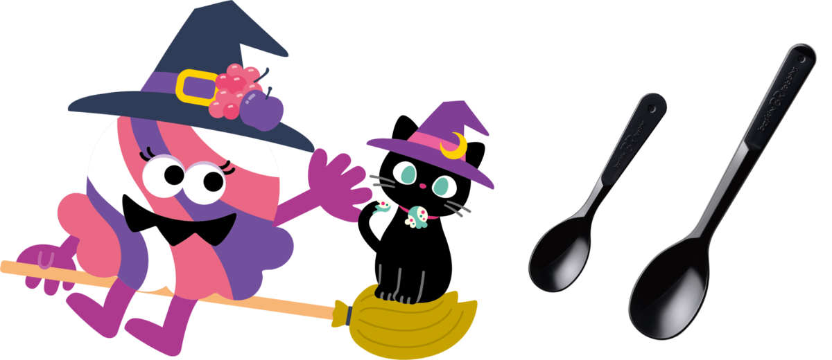 サーティワンで「おかしにゃ おかしにゃ にゃろうぃ~ん」開催!黒ねこが主役のハロウィンフェア