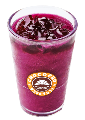 岡山県産ピオーネを使用したジューシーなスムージーが全国のサンマルクカフェで販売開始