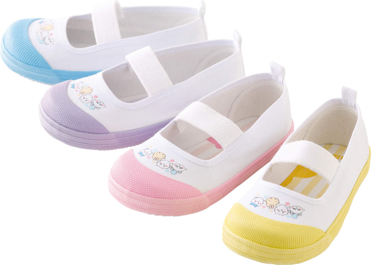 ヒラキから「ちいかわ」の上履きが初登場！全4色展開で９月６日より発売開始