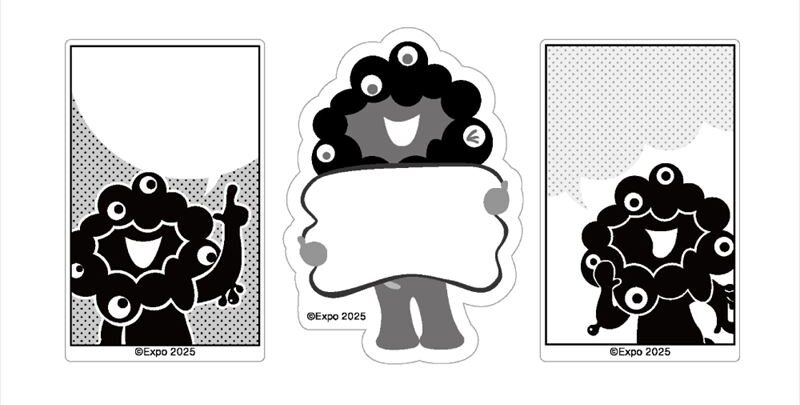 万博公式ストアに黒ミャクミャクの新商品が登場！アクキーやラバーマスコットなど