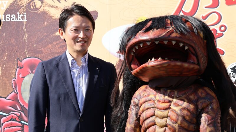 銀の馬車道150周年へ弾み、兵庫県・斎藤知事が福崎町を視察