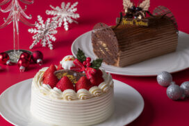 ホテル日航姫路のクリスマスケーキ予約スタート。華やかに彩る2つの味わい│姫路市