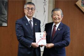 「伸びしろは全国！」福崎町の観光を加速させる。株式会社マルフクが100万円を寄附