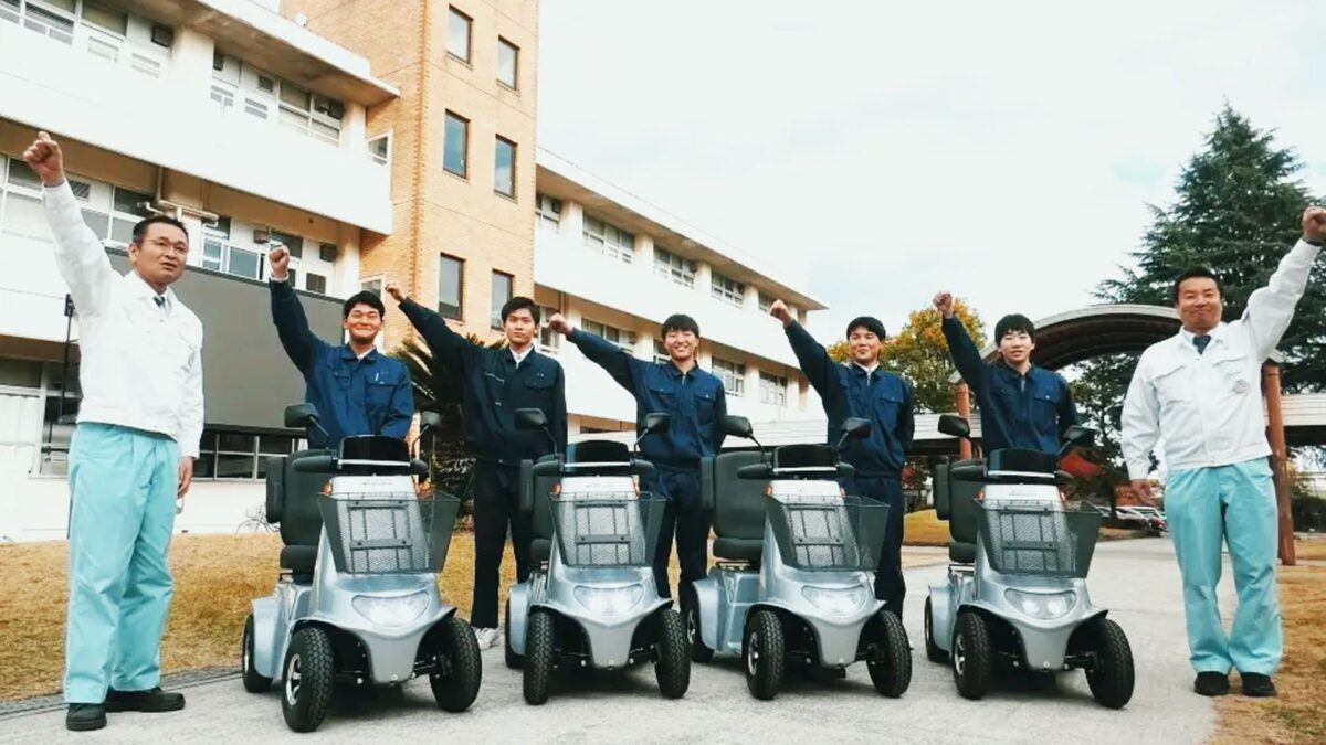 廃棄予定の電動カートが「未来の技術者」の教材に！姫工高のMHP事業をポルカーが加速