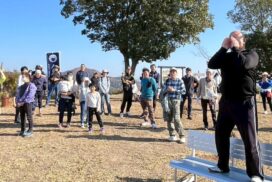 「福崎町が大好きー」絶景で絶叫！福崎・春日山で「大声コンテスト」初開催