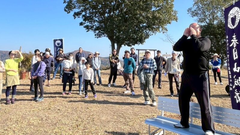 「福崎町が大好きー」絶景で絶叫！福崎・春日山で「大声コンテスト」初開催