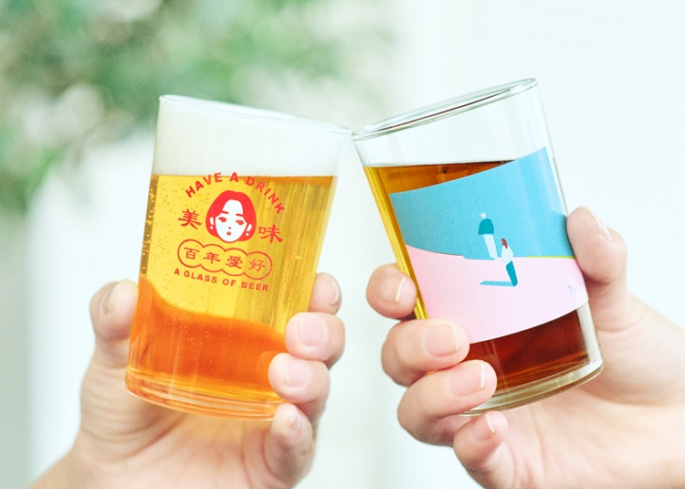 10名のクリエイターが描く、アサヒビール「小コップコレクション」が初開催