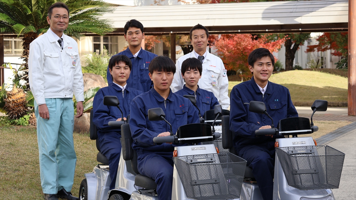 廃棄予定の電動カートが「未来の技術者」の教材に!姫工高のMHP事業をポルカーが加速