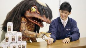 尻子玉風味…？いえいえ、爽やかレモン味！福崎町に新商品「河童のガジロウ」ノンアルビールが誕生