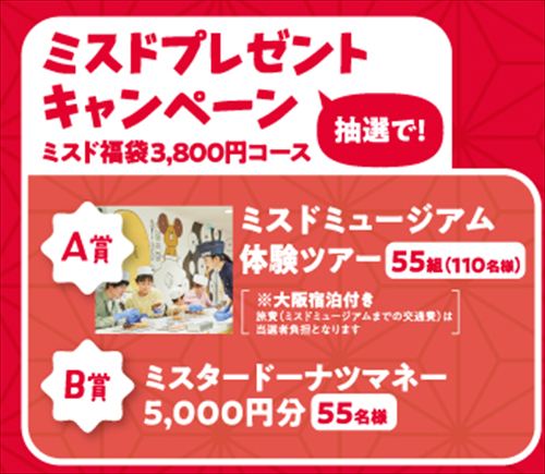 ミスドのワクワクが全部入り!55周年記念『ミスド福袋2026』が12月26日から発売