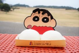 【禁断のグルメ】クレヨンしんちゃんのお尻を食す！？淡路島ニジゲンノモリに「おしりぷりぷり肉まん」が降臨