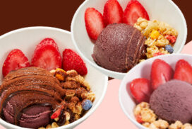 バレンタインにもぴったり！かっぱ寿司にて定番アサイースイーツにショコラ味が期間限定で登場