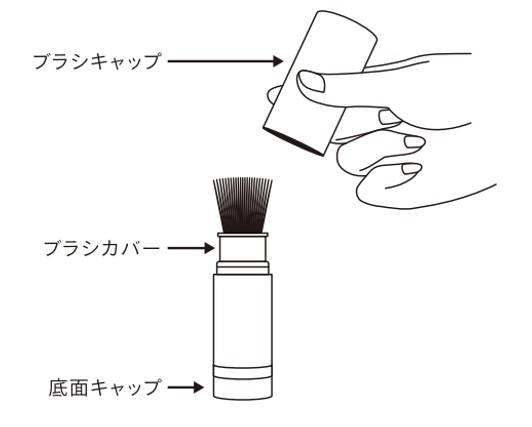 アネッサのブラシ一体型パウダーでメイクの上から手軽にUVカット効果をプラス